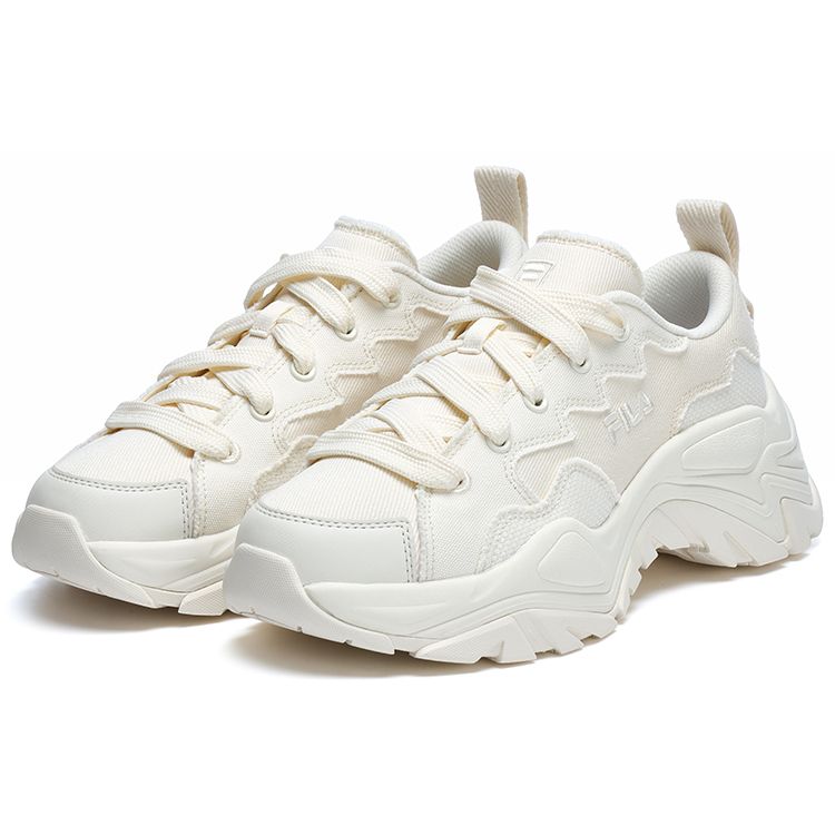 Fila Canvas Casual Comfortable Low-Top Sneakers Women Sneakers Off-White F12W321304FGD