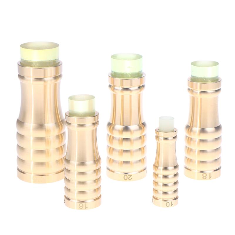 1PCS 10/16/18/20/25 Brass Cane Crutch Tip With Anti-Skid Rubber Pad For Hiking Pole Chair Leg Feet Replacement