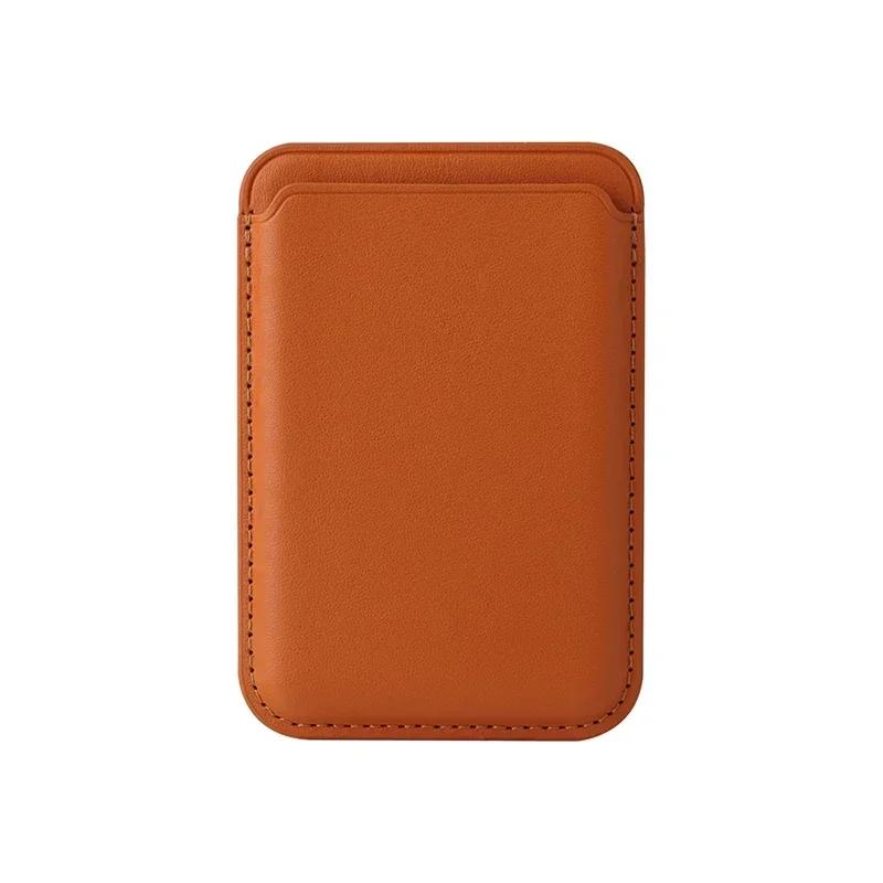 Pour Magsafe Portefeuille Magnétique en Cuir Étui Pour iPhone 18 17 16 15 Mac Safe Porte-Cartes Sac Téléphone Pour Samsung S26 Ultra Accessoires
