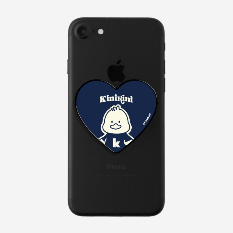 HELLO KINI CHICK-NAVY (Heart Talk) Black body