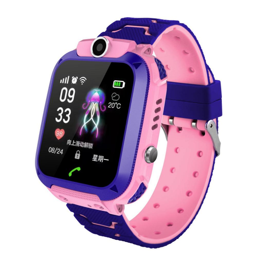 Hottest Selling 1.44" TFT 2G SOS Button Q12 Kids Smart Watch With Camera Anti-Lost LBS Positioning 400mAh Super Long Standby
