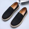 Herbst neue Herrenschuhe Lederfuß lässige Lederschuhe Herren Ein-Pedal vielseitige Doudou Schuhe Tide