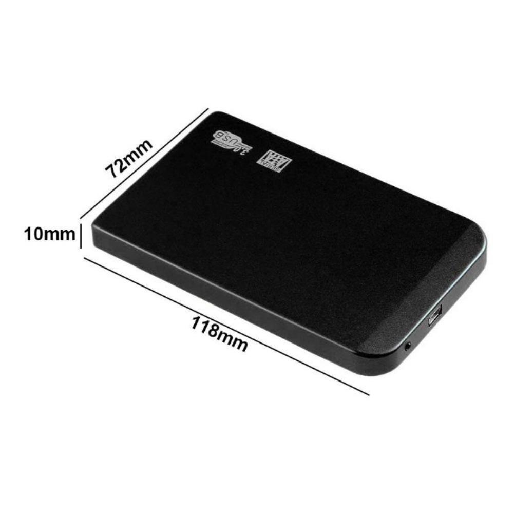 2.5-inch Aluminum Alloy Ultra-thin USB3.0 Hard Disk Box, Supports 3TB SATA To USB3.0 Hard Disk Box