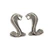 2Pcs 3D Metal Cobra Logo 3D Car Side Fender Emblem Badge Sticker Motorcycle Personalized Modification for All Models Decoration Car Accessories