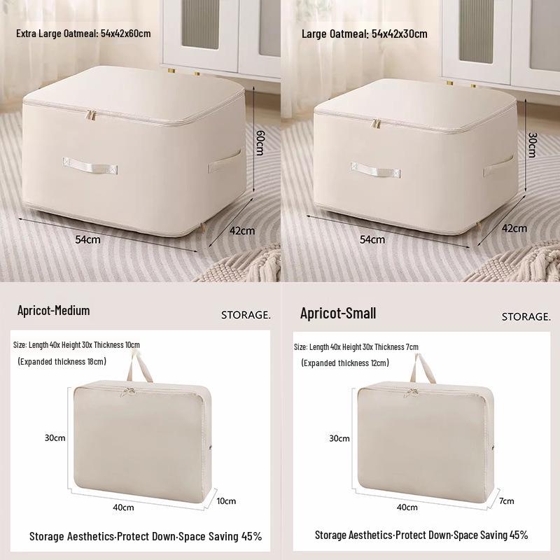 Quilt- und Jacken-Kompressionsaufbewahrungsbeutel für Bettwäsche und Kleidung