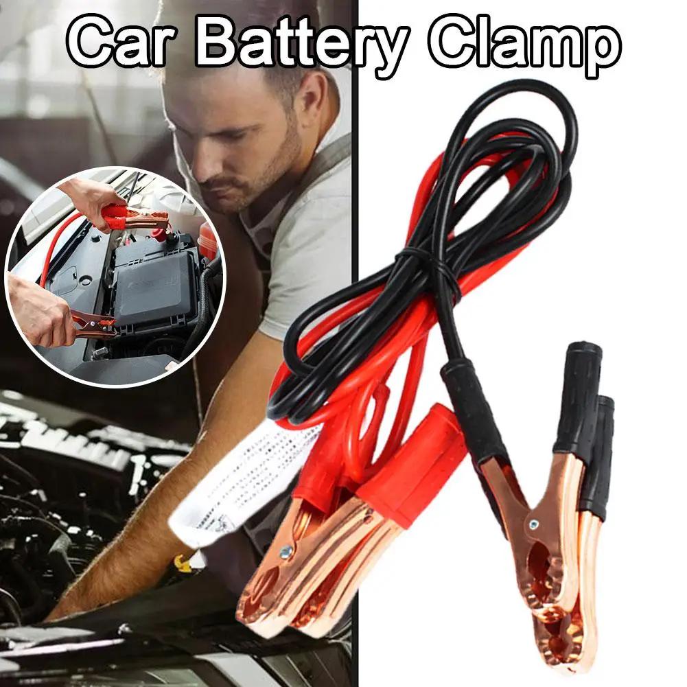 1.8m Car Battery Clamp 480G Crocodile Clip Battery Cable  Jump Cable Booster Cable Line Emergency  With Clamps Clips Auto Parts