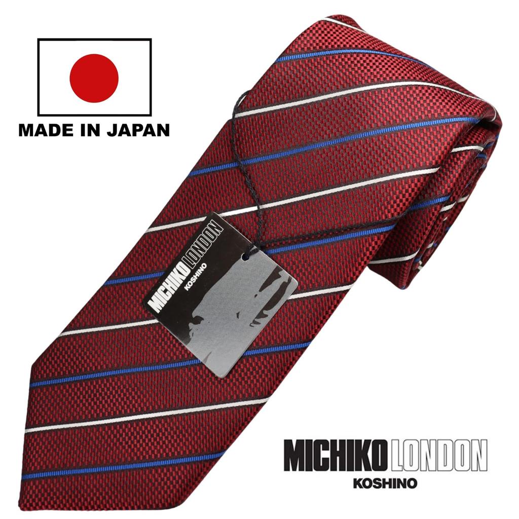 KOSHINO Brand Striped Tie Wine [Michiko London] MKJ-037