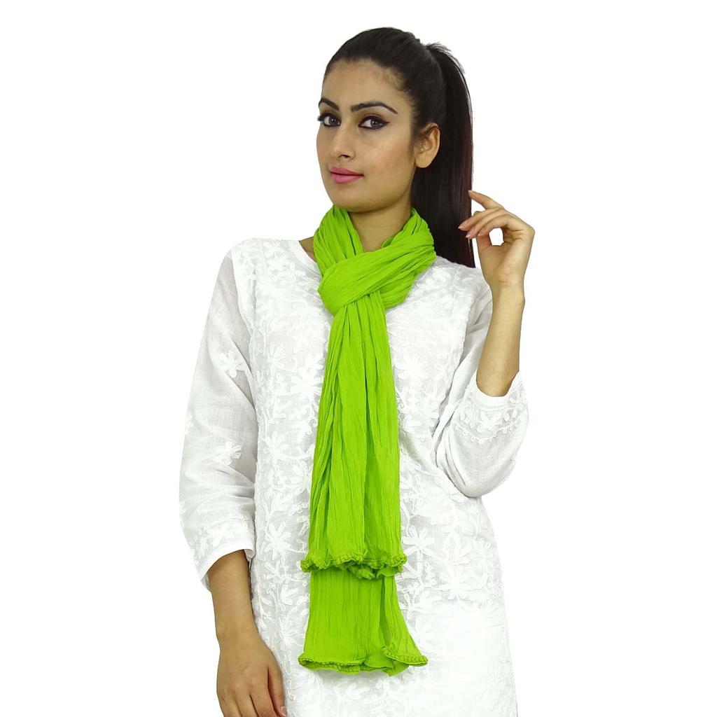Stole Indian Long Cotton Blend Stole Dupatta Chunni Neck Wrap Scarf Throw Wih