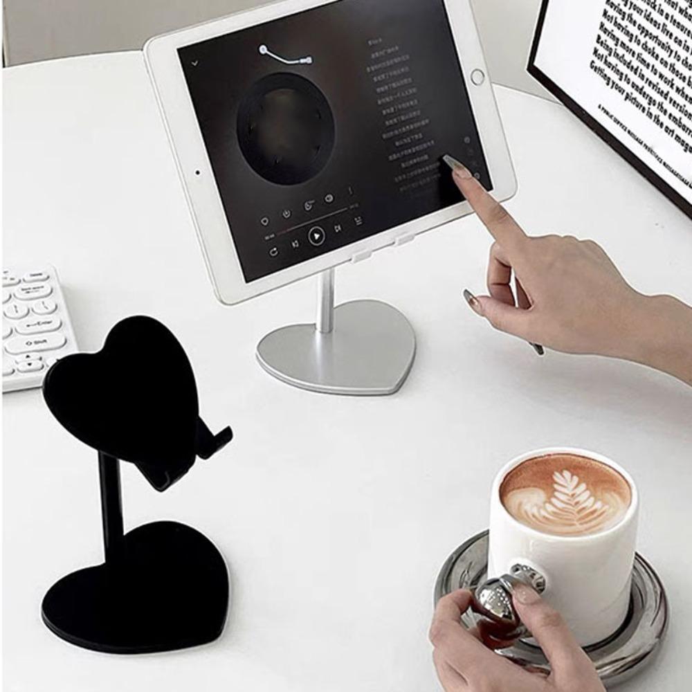 

Tablet Stand Desktop Phone Holder Love Shape Phone Support Mobile Phone Stand Home