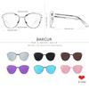 BARCUR Luxury Brand Delicate Fantasy Rimless Cat Eye Polarized Sunglasses Casual Party Vacation Travel UVA*B Women Sunglasses