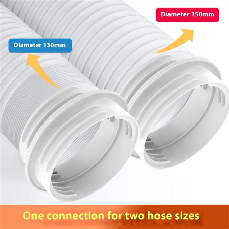 Leakproof Portable Air Conditioning Hose Interfaces Coupler Exhaust Adapter Plastic Texture Perfect for Exhaust Systems