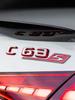 Suitable for Mercedes Benz rear letter sticker silver red version C63S GT63S S63LGLE53 SL63S modification W205 W206 C190 X290