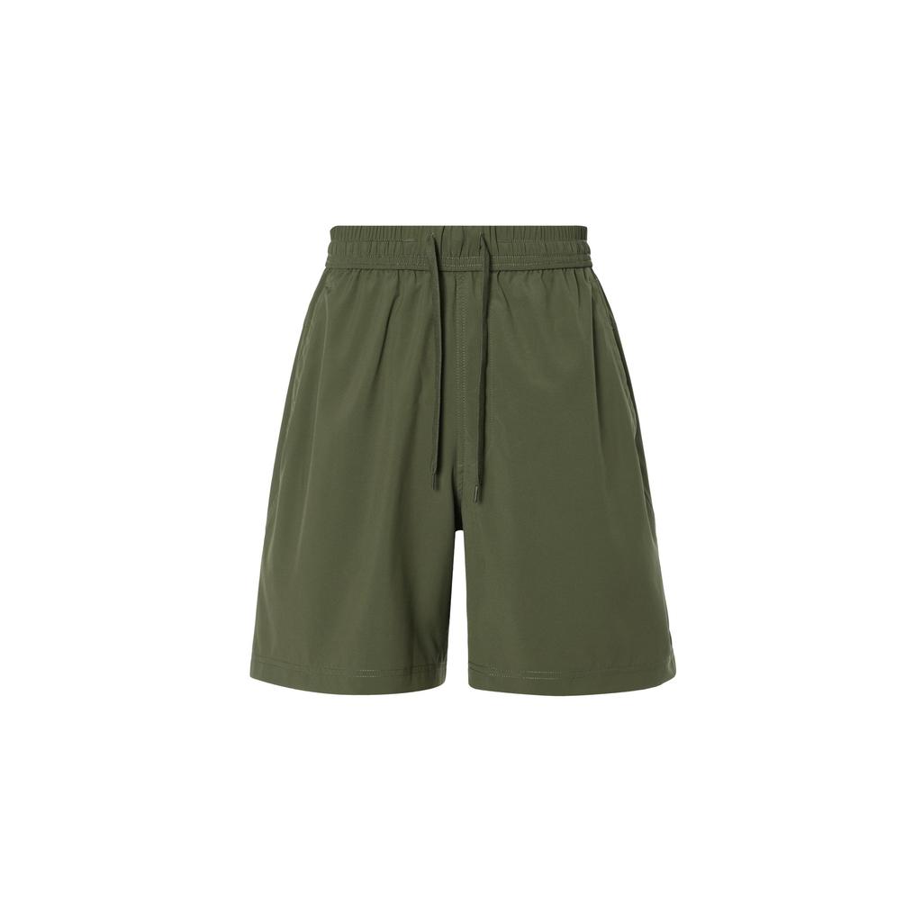 Nike Dri-Fit Form Solid Quick-Dry Unlined Fitness Sports Three-Quarter Casual Shorts Men Shorts Olive-Green HJ7017222