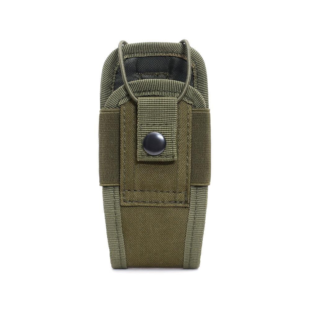 Tactical Molle Walkie Talkie Pouch, 600D Oxford Outdoor Waist Bag, Multifunctional Camping Accessory.