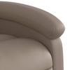 Recliner Chair with Lift Assistance Cappuccino Faux Leather