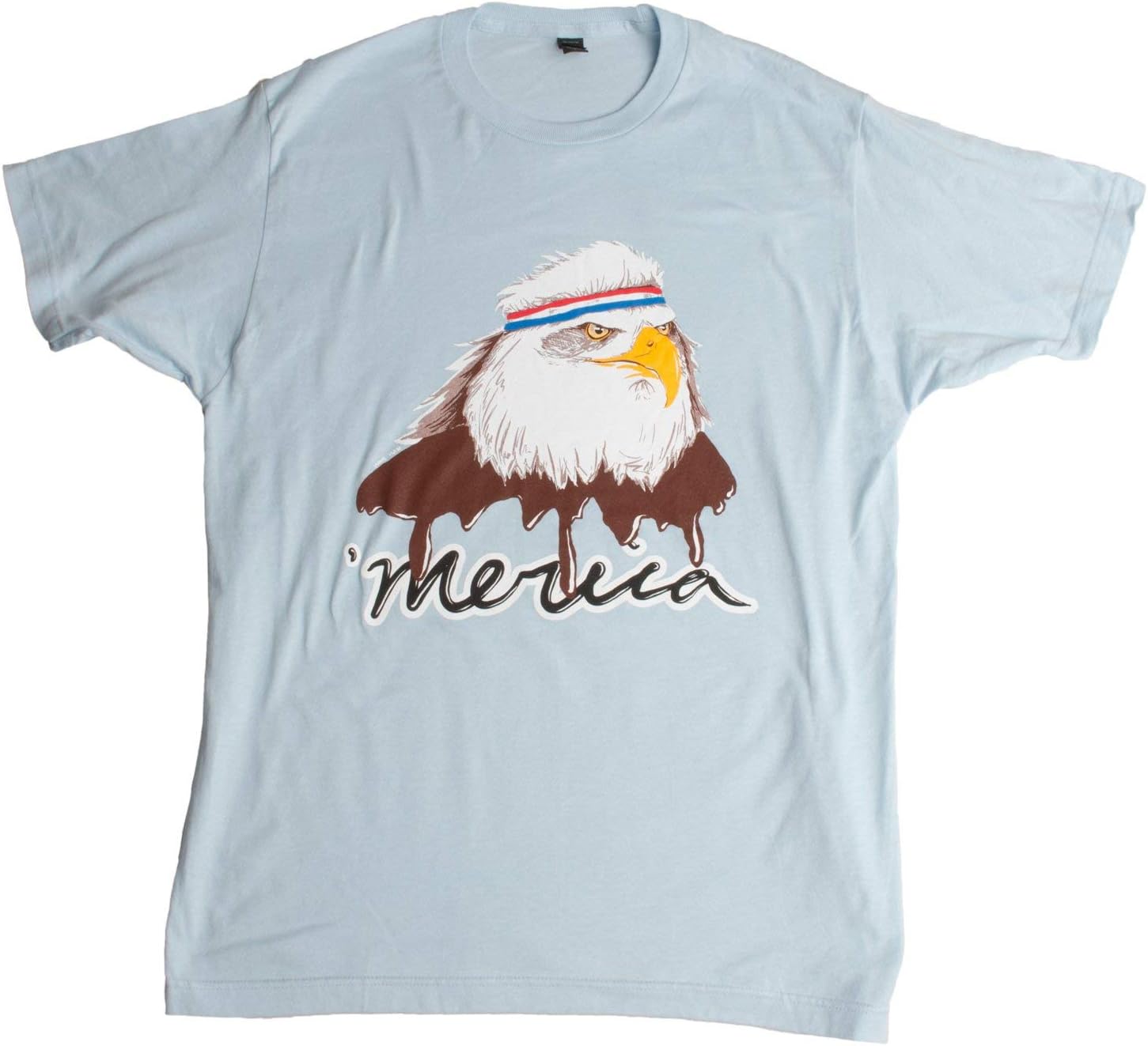 USA Mullet Eagle - Patriotic 80 s Eagle of Freedom - Merica Unisex T-Shirt S