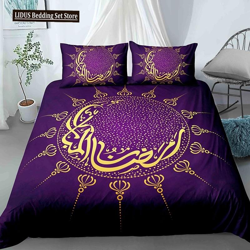Cartoon Crescent Moon Bedding Set Twin Queen King Size Duvet Cover With Pillowcase Children Bedroom Quilt Cover Set Polyester