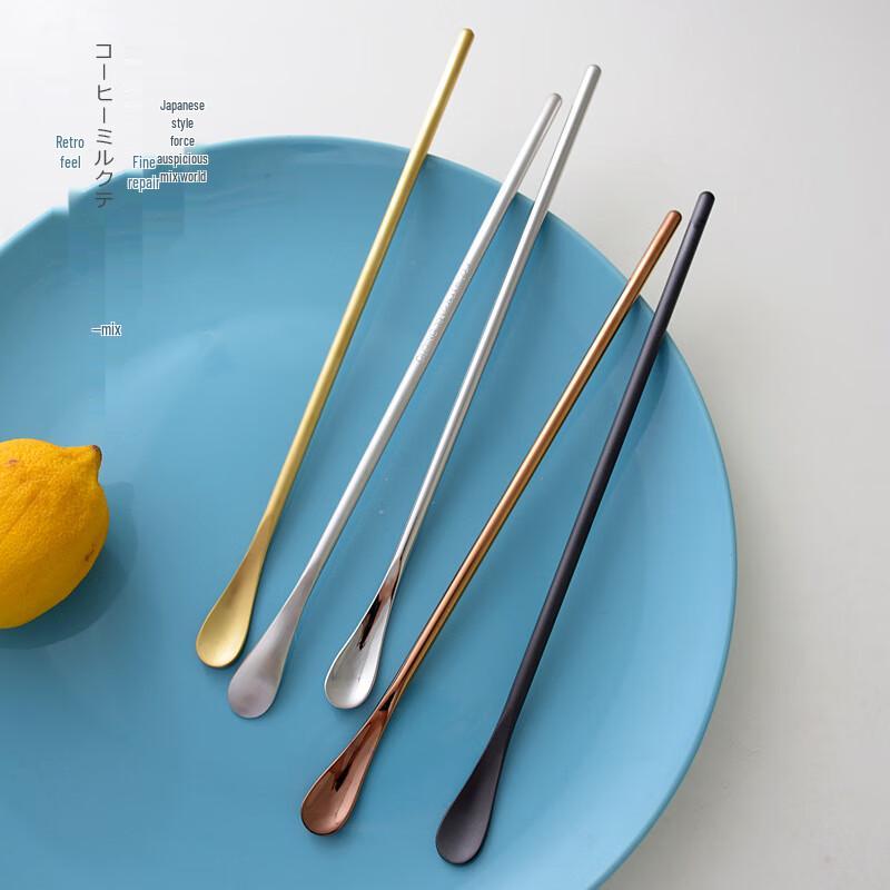 ZISIZ 304 Edelstahl Löffel mit langem Stiel