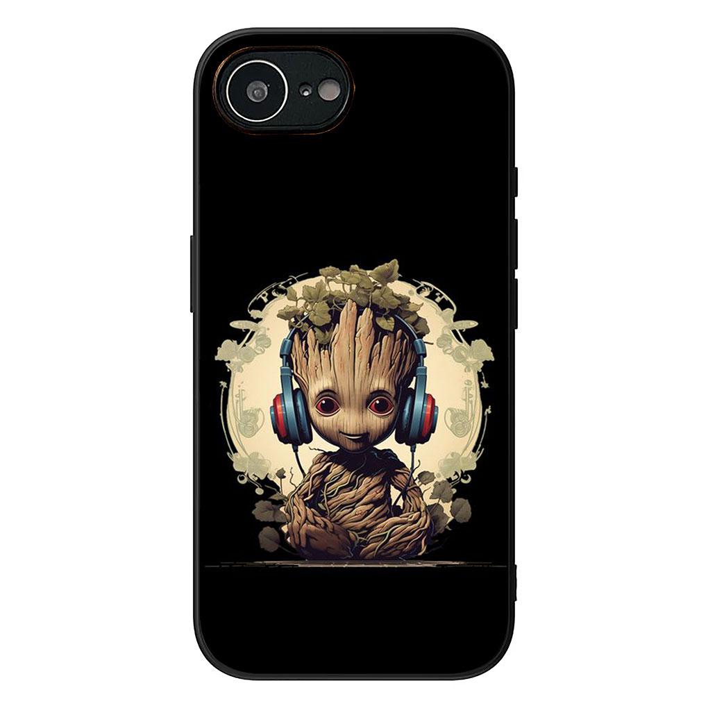 Galaksinin Koruyucuları Bebek Marvel Groot Samsung Galaxy S25 S24 S23 FE Plus Ultra S7 Kenar A16 A15 5G s25+ için Telefon Kılıfı