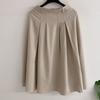 Honey J 2size  Poern Pintuck Back Banding Long Skirt 2color 