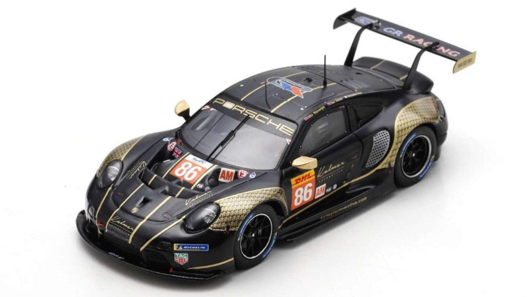 

SPARK Porsche 911 GR RACING 2023 Бахрейн 8 часов Баркер 1/43 RSR/19 #86 M. Уэйнрайт/Р. Пелла/Б.
