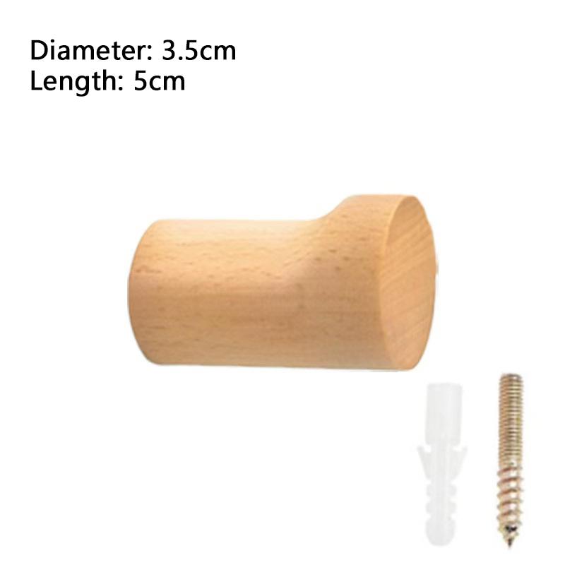 1 Pc Vintage Walnut Clothes Hook Suitable for Hanging Clothes Hat Towel Bag Valentine's Day Gift Multifunctional Wall Decoration