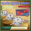 2026 5 Size 0.05% F.S Spoke Weighing Sensor Pressure Transducer S-type Loadcell with Intelligent LED Display Meter For Industry
