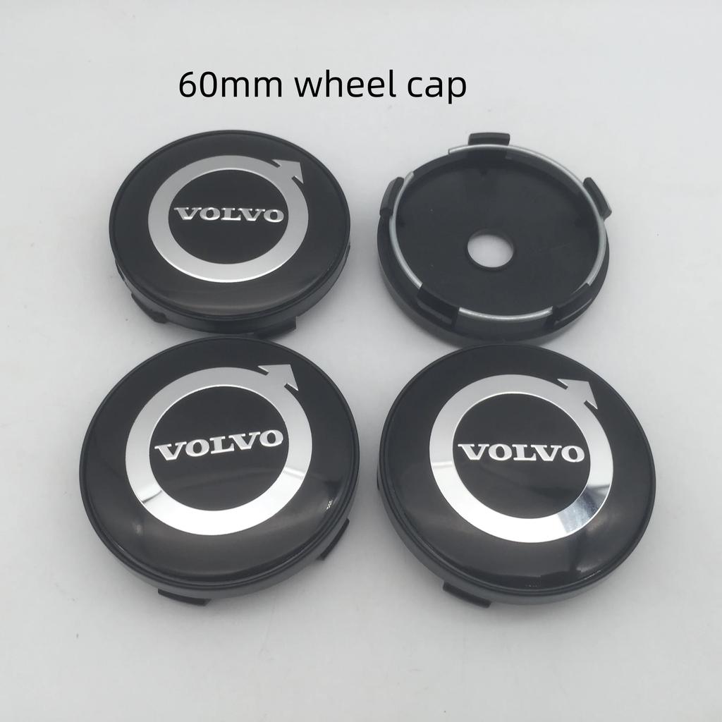 4 pezzi 56mm 60mm 68mm Per VOLVO Emblema Auto Tappo Centrale Mozzo Ruota Coprimozzo Adesivi Decalcomanie Accessori Styling