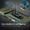 For iPhone 17 Pro Case Camshield Kickstand TPU + PC Anti-Slip Phone Cover
