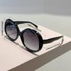 Oversized Round Sunglasses  Fashion Gradient Multicolor Outdoor Shades Trendy Brand Design Beach Holiday Sun Glasses