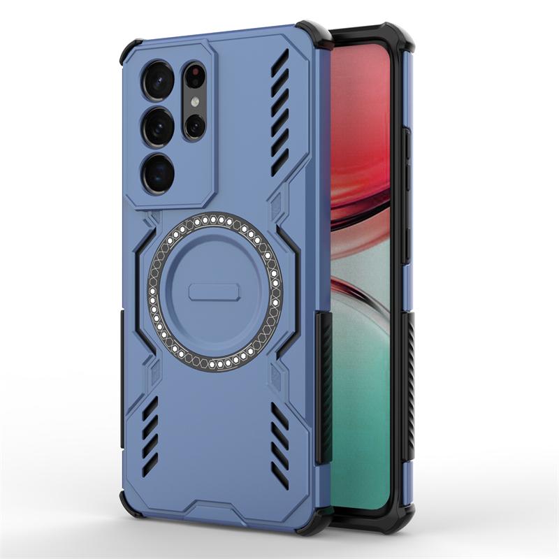 For Samsung Galaxy S21 Ultra Case Samsung S21 Ultra 5G Magnetic Adsorption Wireless Charge Back Cover For Samsung S21 Ultra Case