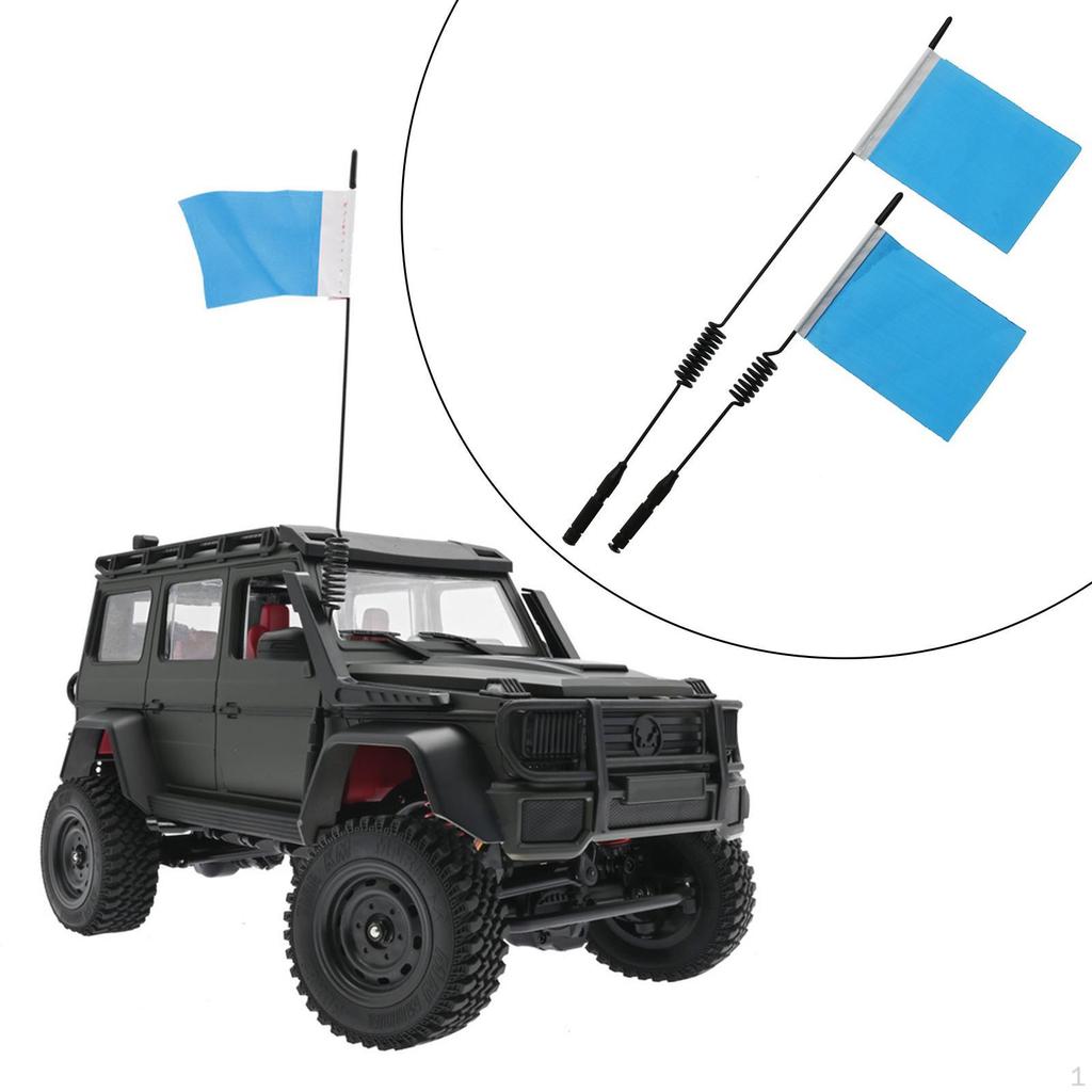 Metal Flag Set for WPL B14 B14K B24 B24K B16 B16K Scale Monster Truck