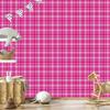 Pink Purple Checkered Wallpaper for Living Room and Bedroom 50x1000
