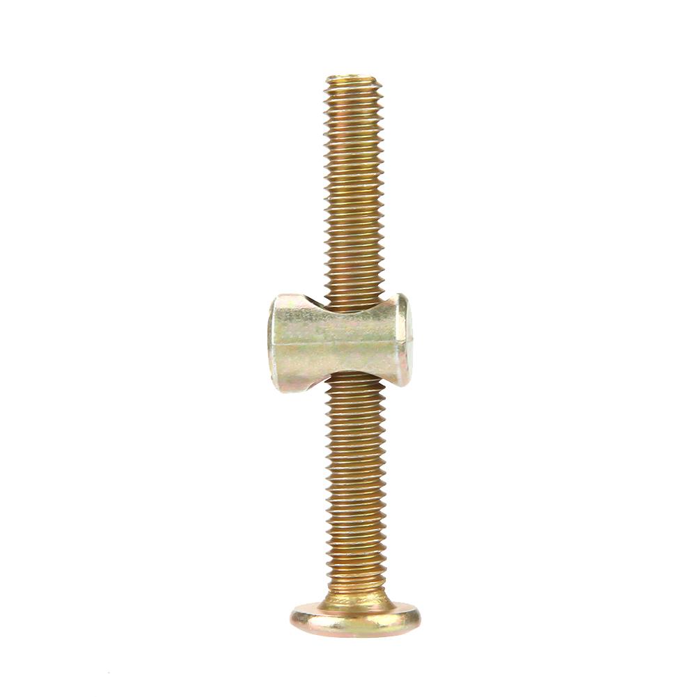 10PCS M6 Carbon Steel 50mm Furniture S, Resistant, Stable Attachment for Woodwork. Great Replacement for Industrial and Construction Fasteners. J