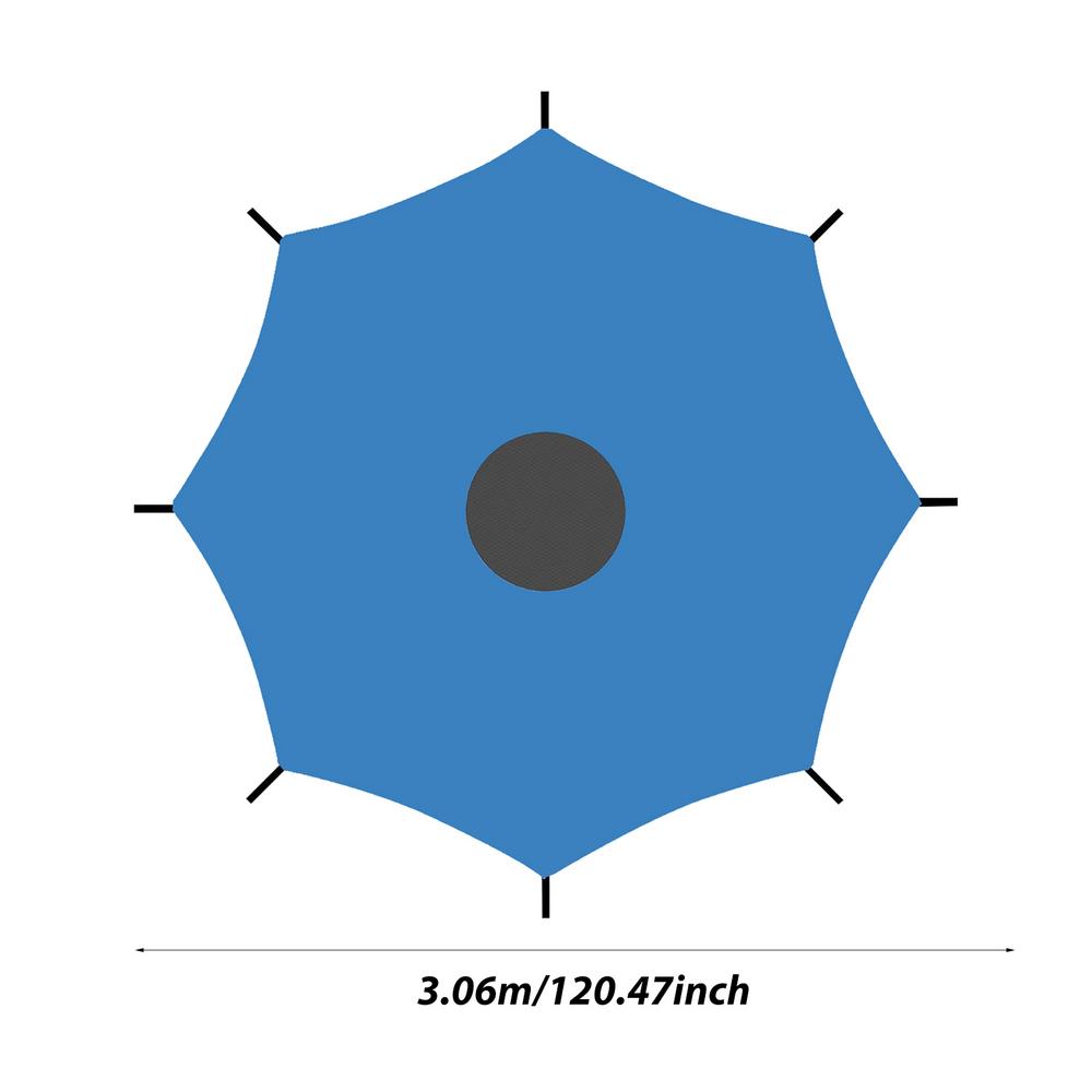 Trampoline Shade Anti-UV Trampolines Sunshade Easy To Install Trampoline Top Cover For Outdoor Playground Trampolines Sunshade