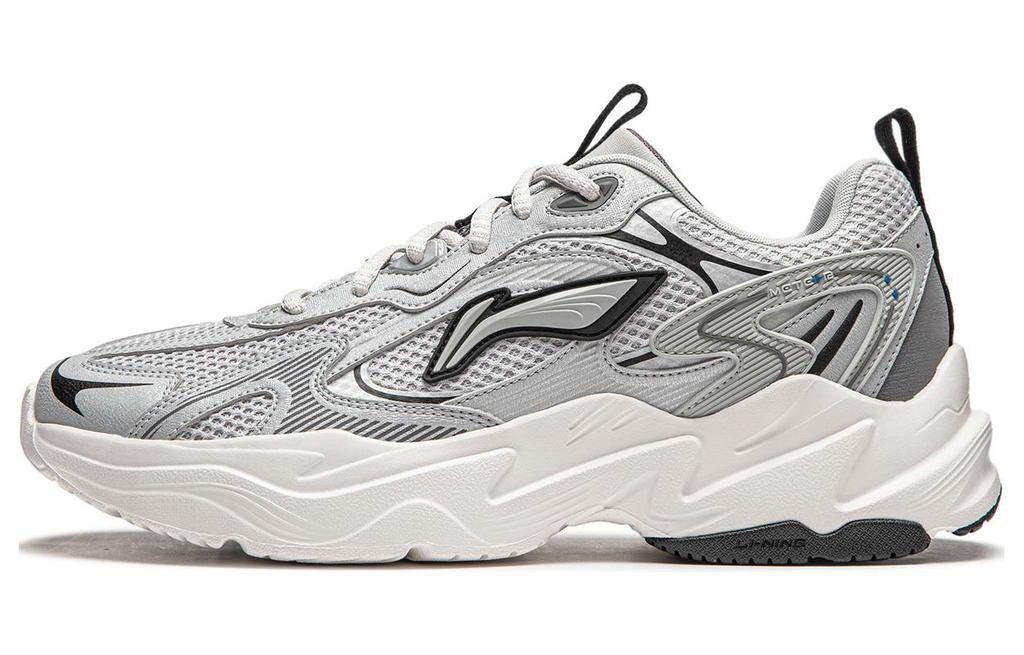 Li Ning Meteor Low top Casual Shoes Men's Silver Gray AGCU121-2