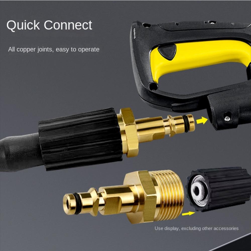 Vollkupfer Außenleiter Hochdruckreiniger Anschlussadapter Kupplungskopf