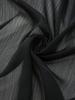 Rosegal Plus Size Silver Stamping Glitter Butterfly Printed Crossover A Line Cami Dress with Chiffon Textured Cape Cloak