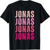 Berentoya Personalized Name Jonas I Love Jonas T-Shirt