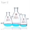125ml 250ml 500ml 1000ml Laboratuvar Cam Filtreleme Emiş Şişesi Borosilikat Filtre Şişesi Laboratuvar Deneyi İçin