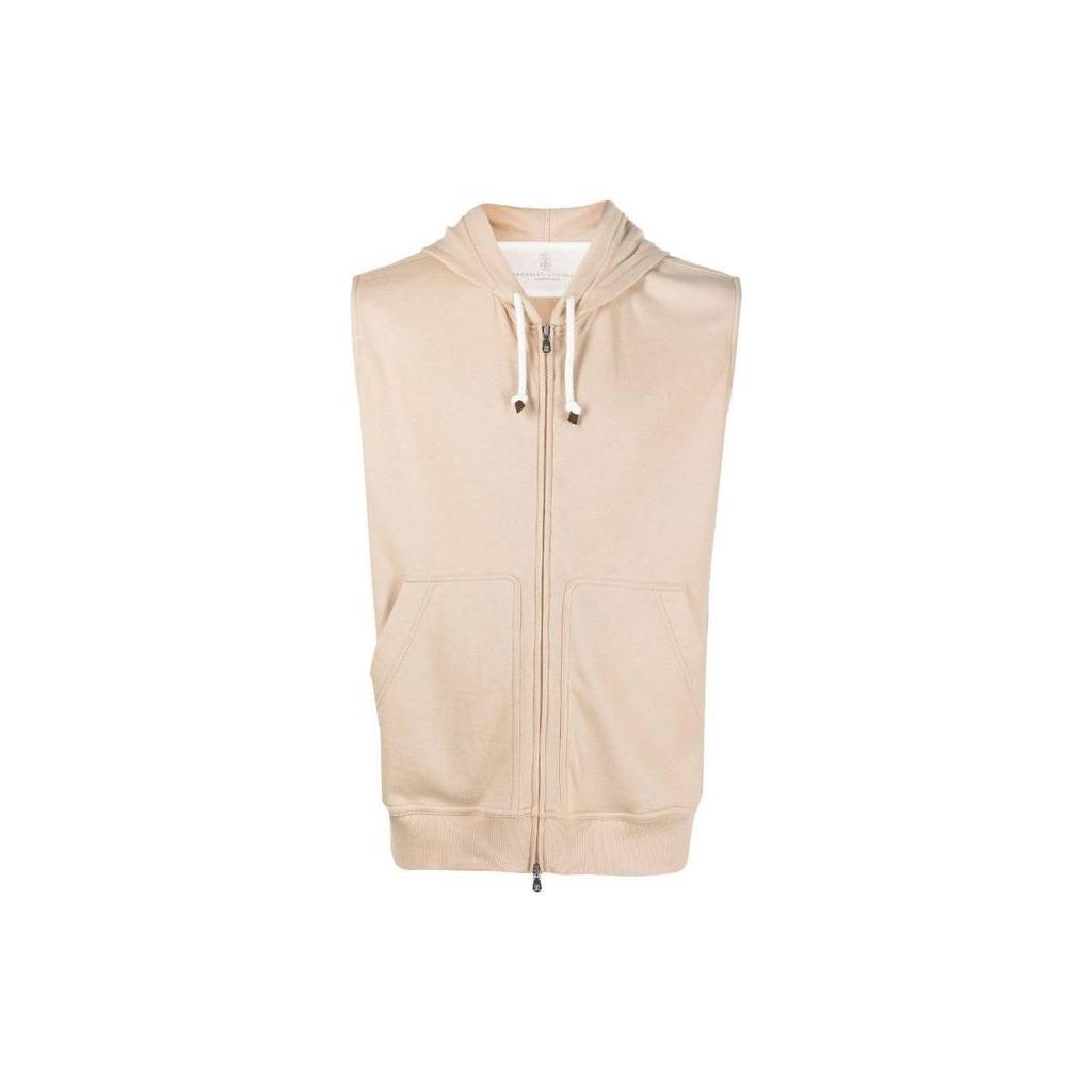 Brunello Cucinelli sleeveless hooded jacket M0T359079G-C9678