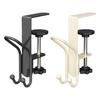 1/2Pcs Adjustable Desk Mount Hooks Backpack Hooks Strong Load-bearing Multipurpose Easy Installation Hanger Hooks