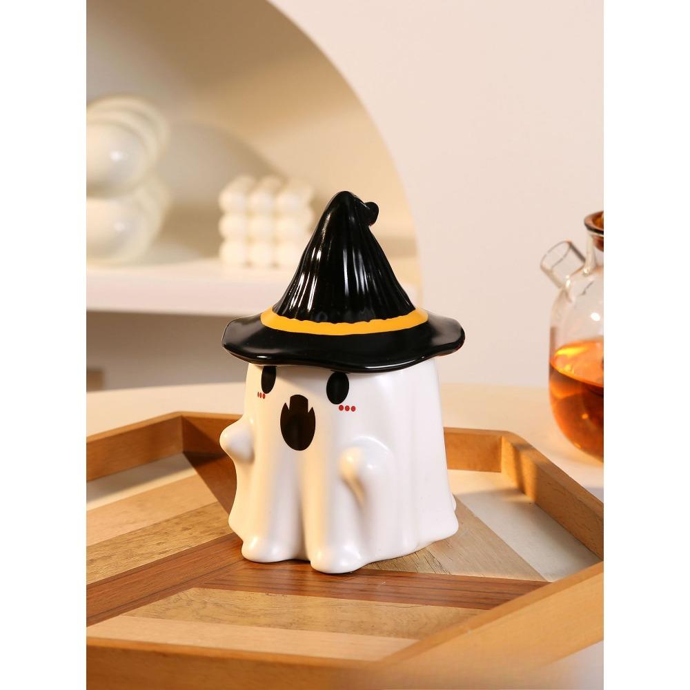 

Креативная кружка на Хэллоуин, чашка для воды Ghost, керамическая чашка на Хэллоуин, сувенир, милая чашка-сувенир 480ml