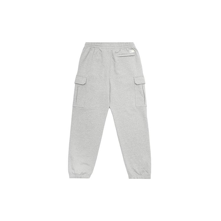 MLB New York Yankees Knitted Sweatpants Unisex Gray Moderate Cuffed Pants 3APT00914-50MGS