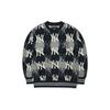MLB FW22 Pattern Embroidered Crew Neck Pullover Long Sleeve Sweatshirt Unisex sweatshirt Black 3AMTY0124-50BKS