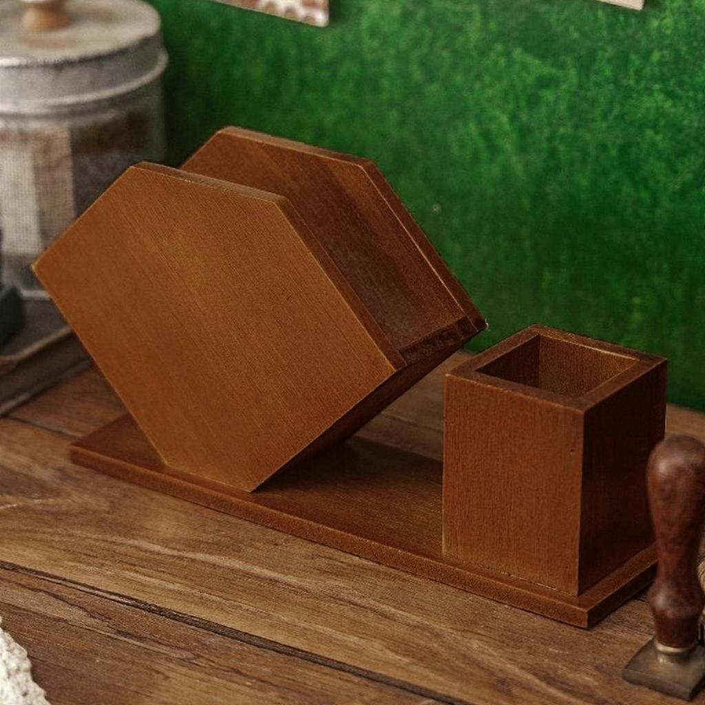 Toothpick Holder Wooden Versatile Napkin Stand for Picnic Home Coffee Shop