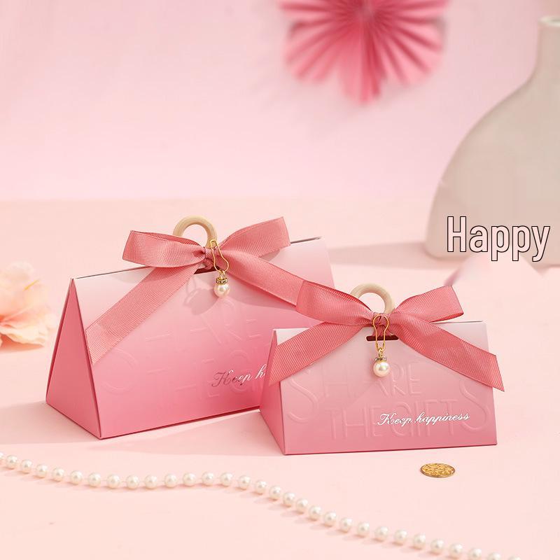 Elegant Purple Wedding Candy Box 2025: New Style Light Luxury for Engagement Party Favors