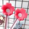 Sponge  Brush Household Flower Shaped Long Handle Sponge Cup Brush  Bottle Cleaning Brush