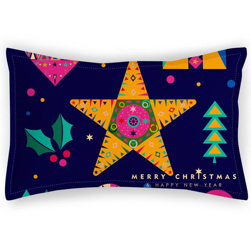 Velvet Printed Pillowcase Student Dormitory Multicolor Single Polyester Pillowcase Multicolor