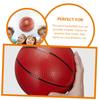 KOMBIUDA 1 Set Mini-Basketball, Standard-Basketball, Mini-Gummi-Basketball, Pool-Basketball, Sportspiel-Basketball, Sportball für Kinder
